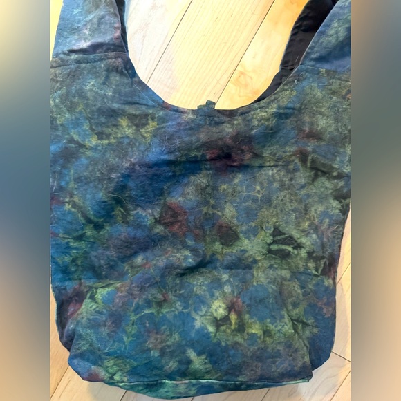 Boho Hippie Tie-Dye Crossbody Hobo Bag Festival One Size - Picture 6 of 6